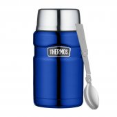 Thermos Style 710 ml se skládací lžící a šálkem modrá + DÁREK DLE VÝBĚRU!