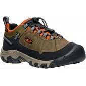 KEEN TARGHEE IV LOW WP JR dark olive/gold flame + DÁREK DLE VÝBĚRU!